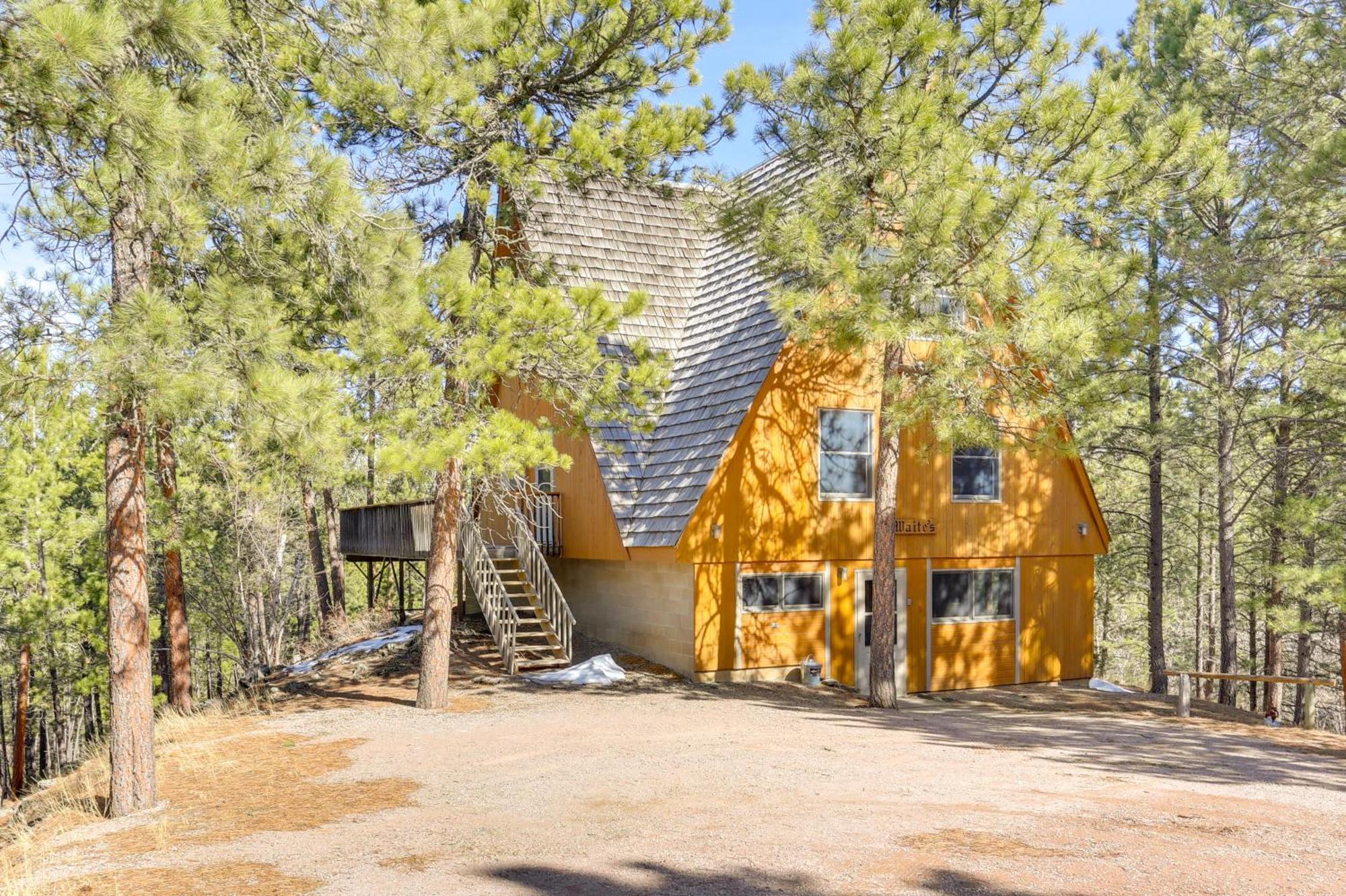 Cozy Black Hills Nature Retreat With Private Deck! ラピッドシティ エクステリア 写真
